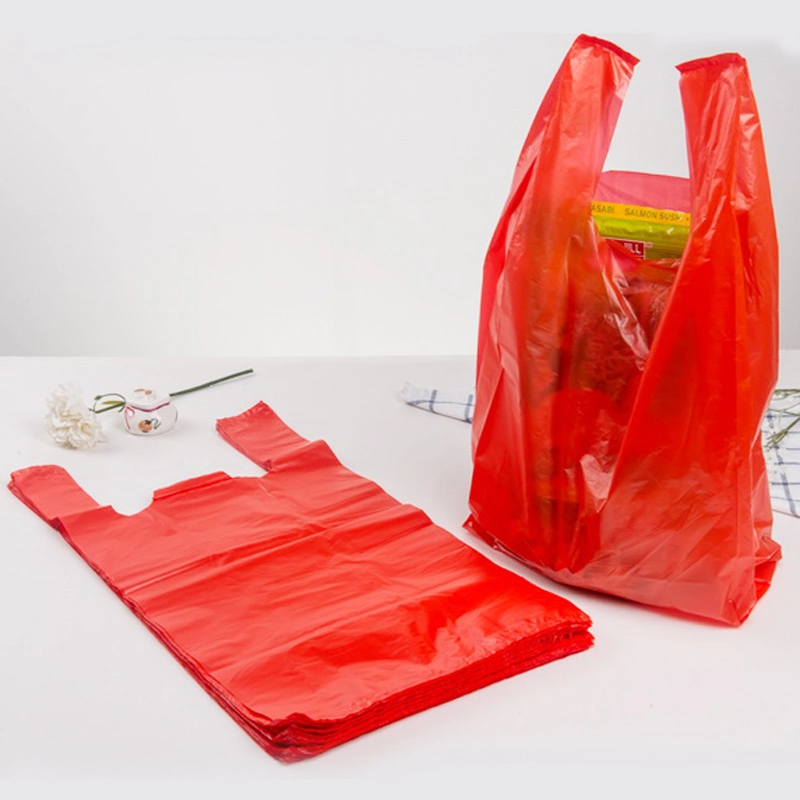 Green Earth Friendly Environment Soft Plastic T-Shirt T-Shirt Plastic Packaging Bag