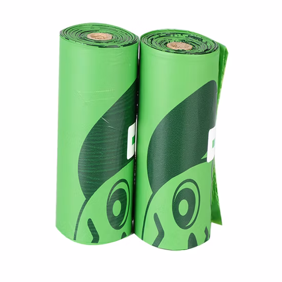 Fr13432 Ce certifié Ok compostable biodégradable poubelle sac à ordures